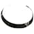 collar de torsión, gargantilla estrella Thierry Mugler, Noir, estrella plateada Negro Acero  ref.1201147