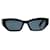 Stella Mc Cartney Gafas de sol ojo de gato negras Negro Acetato  ref.1201230