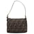 Fendi Brown Zucca shoulder bag Cloth  ref.1201239