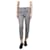 Joseph Grey elasticated wool trousers - size UK 8  ref.1201245