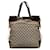 Gucci Brown GG Canvas Tote Bag Beige Cloth Cloth  ref.1201294