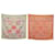 Hermès NEW HERMES TATERSALE lined-SIDED ZIGZAG SCARF H903865S SQUARE 90 SCARF Orange Silk  ref.1201393