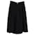 Culottes plissadas de perna larga Gucci em poliéster preto  ref.1201471