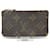 Louis Vuitton Pochette Clés Brown Cloth  ref.1201581