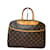 Louis Vuitton Deauville Brown Leather Cloth  ref.1201639