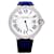 Reloj Cartier “Ballon Bleu” de oro blanco, diamantes. Cuero  ref.1201806