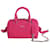 Saint Laurent Saint Laurent Mini Duffle shoulder bag in fuchsia leather Pink  ref.1201864