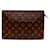Louis Vuitton Pochette homme Brown Cloth  ref.1202122