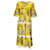 Autre Marque Vestido de popeline de algodão Malia amarelo Borgo de Nor Peonie  ref.1202451
