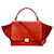 Céline Trapèze Red Leather  ref.1202510