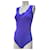 Très élégant maillot de bain une pièce Christian Dior vintage Polyamide Bleu Violet  ref.1202584