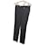 Versace Pantalones, polainas Negro Seda Rayo Acetato  ref.1202592