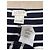 Vestido de algodón a rayas J.Crew Blanco Azul - vista 2