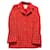 Veste Chanel en Tweed Rouge  ref.1202762