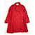 Chanel Trench Coats Vermelho Seda  ref.1202769
