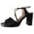 Chanel Sandals Black Leather  ref.1202777
