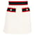 Maje Josine Band-Detail Tweed Mini Skirt in White Wool Cream  ref.1202850