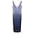 Herve Leger Abalone Fringe Bandage Maxi Dress in Blue Rayon Cellulose fibre  ref.1202853