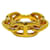 Ring Hermès Anneau de carré 90 Régate Golden Metal  ref.1203239