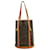 Louis Vuitton Bucket Brown Cloth  ref.1203549