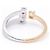 Autre Marque Anello TRIO in oro bianco e oro rosa con diamanti D'oro - vista 3