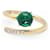 Autre Marque RAY Emerald and Gold Ring. Golden Green Yellow gold Diamond  ref.1203564