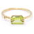Autre Marque Gold, Anello con peridoto e diamanti D'oro Verde chiaro Oro giallo Diamante  ref.1203565