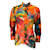 Autre Marque Camicetta di lino con stampa tropicale arancione della collezione Ralph Lauren Multicolore Biancheria  ref.1203601