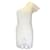 Autre Marque Emilio Pucci Vestido marfil de encaje de macramé con un hombro descubierto Crudo Algodón  ref.1203603