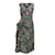 Autre Marque Marni Rosa / Vestido de festa verde multi abstrato sem mangas com gravata Multicor Algodão  ref.1203612
