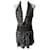 PATRIZIA PEPE black sequined silk dress  ref.1203819