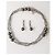 Parure collana  e orecchini DOLCE & GABBANA acciaio perle grigio antracite Argento