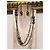 Parure collana  e orecchini DOLCE & GABBANA acciaio perle grigio antracite Argento - vista 2