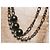 Parure collana  e orecchini DOLCE & GABBANA acciaio perle grigio antracite Argento - vista 6