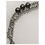 Parure collana  e orecchini DOLCE & GABBANA acciaio perle grigio antracite Argento - vista 7