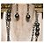 Parure collana  e orecchini DOLCE & GABBANA acciaio perle grigio antracite Argento - vista 8