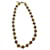Precioso colar DOLCE & GABBANA com grandes bochas em ouro mel, Dourado Aço  ref.1203864