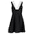 Mini-robe plissée en maille brodée Sandro Rhythm en polyester noir  ref.1203950