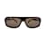 Christian Dior Dior Homme Corbata negra negra 70/s gafas de sol 086CE 56/15 135MM Castaño Plástico  ref.1203954