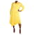 Stella Mc Cartney Set camicia e gonna con catena gialla - taglia UK 14 Giallo Viscosa  ref.1203975