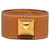 Hermès Bracelet en cuir Hermes Brown Medor Veau façon poulain Marron  ref.1204044