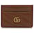 Gucci Brown GG Marmont Matelasse Card Holder Leather Pony-style calfskin  ref.1204067