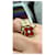 Van Cleef & Arpels Vintage Alhambra Ring Yellow Gold Carnelian Diamond Golden  - view 2