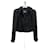 Fendi Jackets Black Suede Leather Silk  ref.1204141
