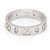 GUCCI Anello con Diamanti Oro e Bianchi. Argento