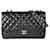 Classique Chanel Double Flap Cuir Noir  ref.1204645