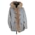Maje Wool coat Grey  ref.1204834