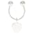 Tiffany & Co Key ring Silvery Silver  ref.1204961