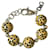DOLCE & GABBANA steel bracelet with large boules in animal print Beige  ref.1205103