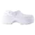 Autre Marque Stomp High Shine Sandals - Crocs - Thermoplastic - White  ref.1205139